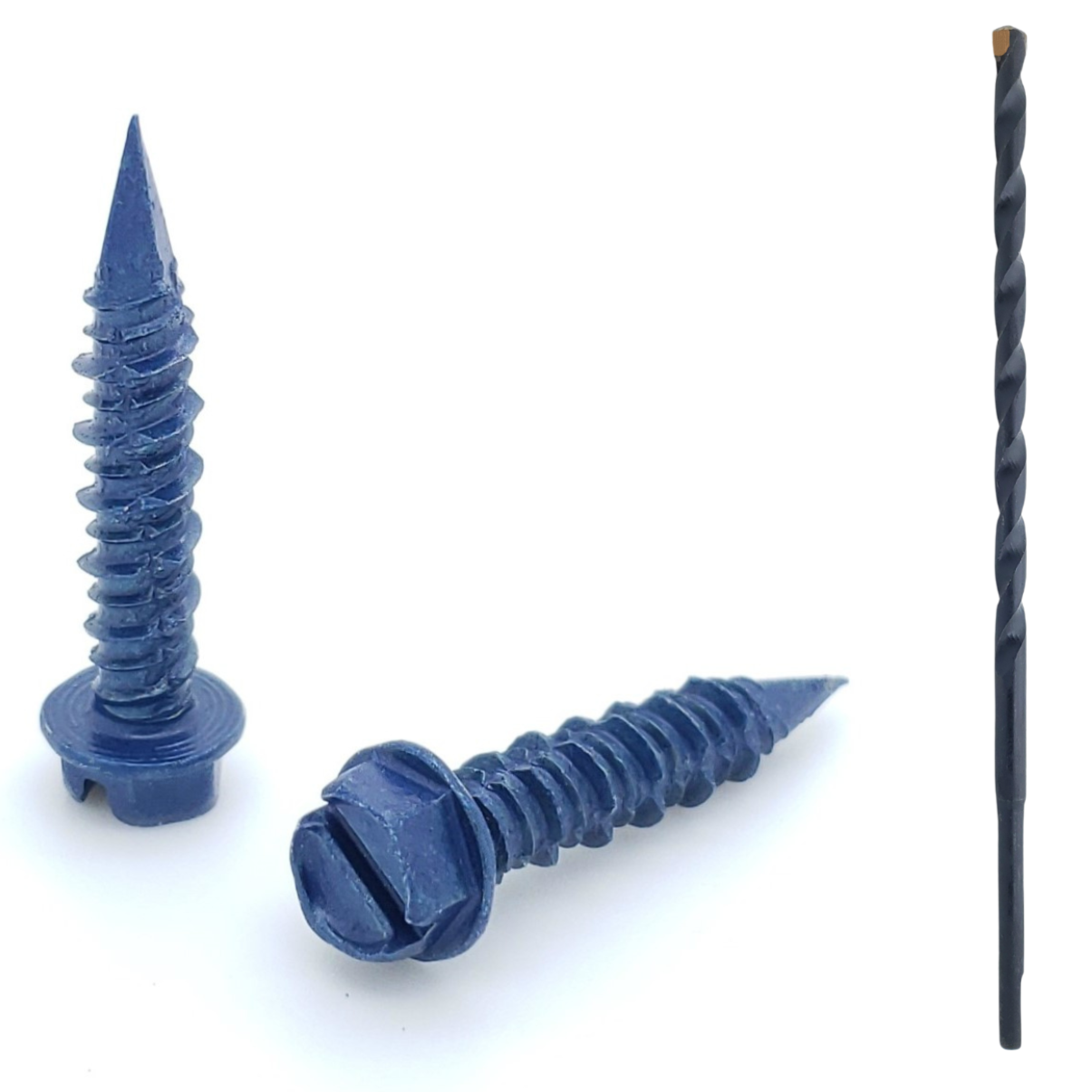 1/4" x 1-1/4" Hex Head Diamond Tip Concrete Screws