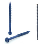 100 Qty 1/4" x 2-3/4" Hex Head Diamond Tip Concrete Screws To Anchor Masonry, Block & Brick (BCP501)