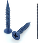 100 Qty 1/4" x 1-3/4" Flat Head Phillips Diamond Tip Concrete Screws To Anchor Masonry, Block & Brick (BCP493)