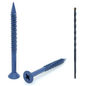 100 Qty 1/4" x 2-3/4" Flat Head Phillips Diamond Tip Concrete Screws To Anchor Masonry, Block & Brick (BCP495)