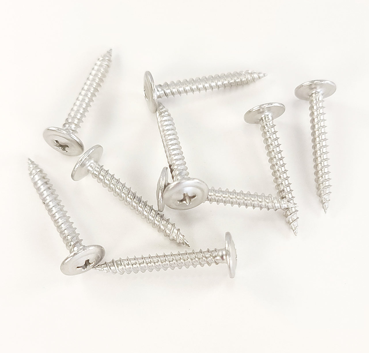 50 Qty #8 x 1-1/4" 304 Stainless Steel Phillips Modified Truss Head Wood Screws (BCP1215)