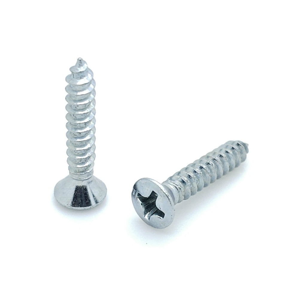 300 Qty #6 x 3/4" Oval Head Zinc Coated Phillips Head Wood Screws (BCP364)