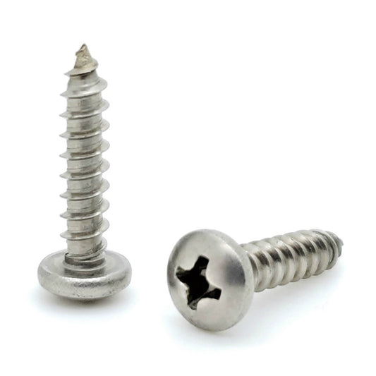 #8 x 3/4" Stainless Pan Head Screws