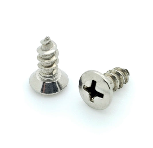 #10  x 1/2 Stainless Oval Head Screws