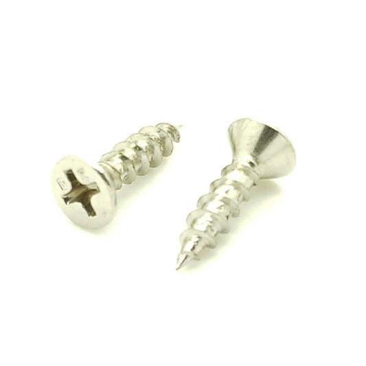 #6 x 5/8" Nickel Plated Hinge Screws