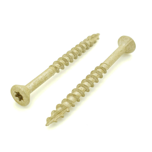 #8 x 2" Inch Tan Deck Screws