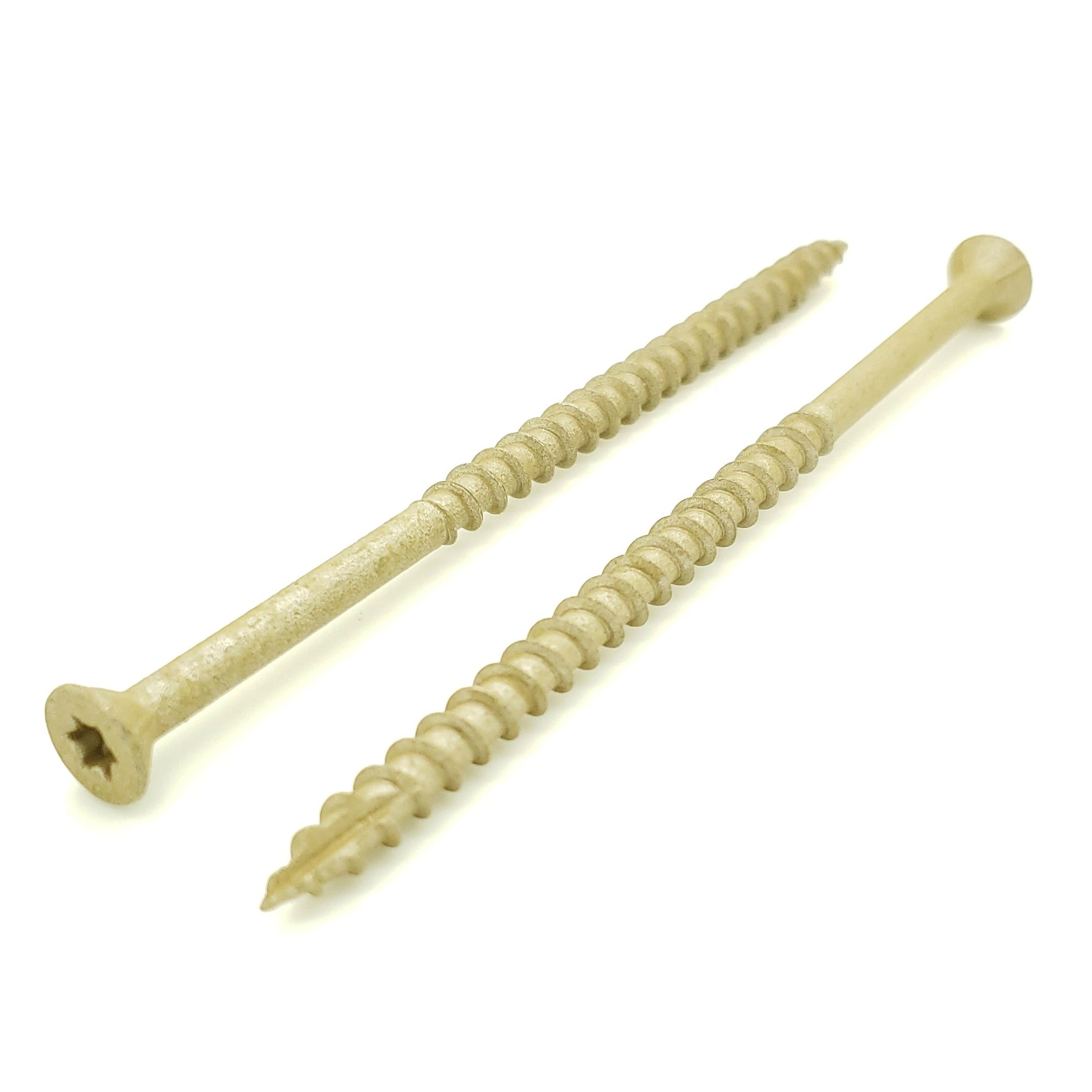 #10 x 4" Inch Tan Deck Screws