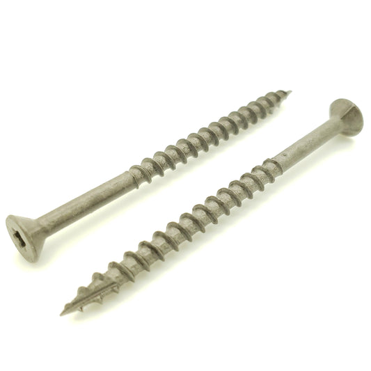 #10 x 3" Inch Dark Tan Deck Screws