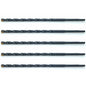 Five (5) 3/16" x 5-1/2" Carbide Tip Masonry Drill Bits For Concrete, Brick, or Block (BCP532)