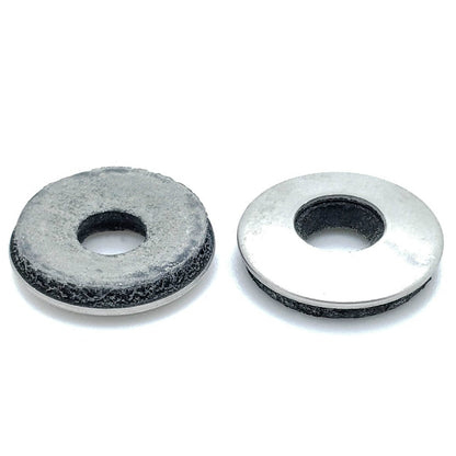 100 Qty #12 Stainless Steel EPDM Bonded Sealing Neoprene Rubber Washers (BCP639)