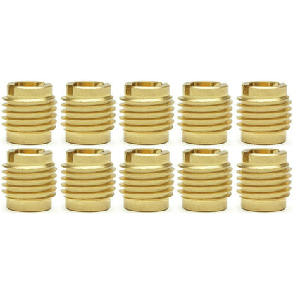 #10-24 Brass Threaded Inserts 