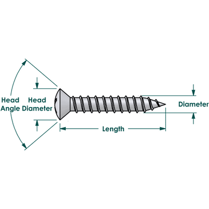 300 Qty #6 x 1-1/4" Oval Head Zinc Coated Phillips Head Wood Screws (BCP368)