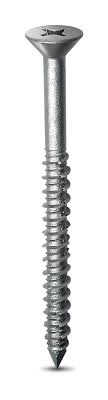 Tapcon 3/16" x 1-3/4" Stainless Steel Phillips Flat Head Concrete Anchor Screws 3418907 | 100 Pack | Drill Bit Included